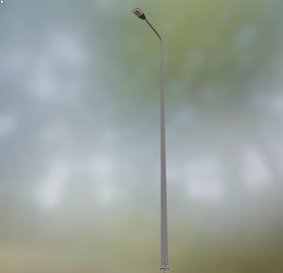 Lampa Uliczna - LowPoly