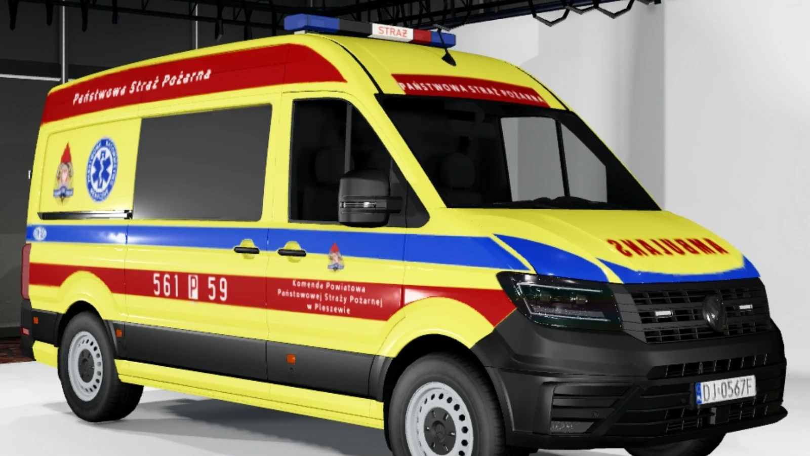 561[P]59 SLRMed Volkswagen Crafter/AMZ Kutno - KP PSP Pleszew 